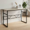 Письменный стол Ferrum-decor Раян 75x100x60 черный ДСП Дуб Сонома 16мм (FRD-103672)