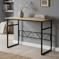 Письменный стол Ferrum-decor Раян 75x120x60 черный ДСП Дуб Сонома 16мм (FRD-103682)