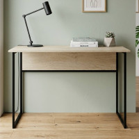 Письменный стол Ferrum-decor Коди 75x100x60 черный ДСП Дуб Сонома 16мм (FRD-103732)