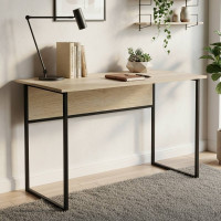 Письмовий стіл Ferrum-decor Коді 75x100x70 чорний ДСП Дуб Сонома 16мм (FRD-103762)