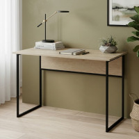 Письмовий стіл Ferrum-decor Коді 75x120x70 чорний ДСП Дуб Сонома 16мм (FRD-103772)