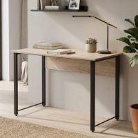 Комп'ютерний стіл Ferrum-decor Курт 75x100x60 чорний ДСП Дуб Сан-Марино 32мм (FRD-103912)