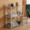 Етажерка 3/60 Ferrum-decor Серії Конект 75x60x28 білий ДСП Бетон 16мм (FRD-104262)