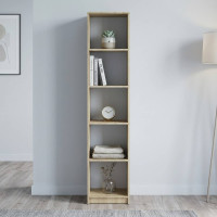 Пенал Анжело Ferrum-decor на 5 полиць 1900x400x380 ДСП Дуб Сонома 16 мм (FRD-104902)
