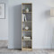 Пенал Анжело Ferrum-decor на 5 полок 1900x400x380 ДСП Дуб Сонома 16 мм (FRD-104902)