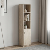 Пенал Анжело Ferrum-decor на 4 полки с 1 дверью 1900x400x380 ДСП Дуб Сан-Марино 16 мм (FRD-104912)