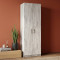 Шкаф Анжело Ferrum-decor на 5 полок 2 двери 1900x600x380 ДСП Бетон 16 мм (FRD-104982)