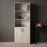 Шафа Анжело Ferrum-decor на 5 полиць з 2 дверима 1900x700x380 ДСП Дуб Сан-Марино 16 мм (FRD-105032)