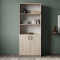 Шкаф Анжело Ferrum-decor на 5 полок с 2 дверями 1900x800x380 ДСП Дуб Сан-Марино 16 мм (FRD-105062)