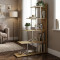 Этажерка Ferrum-decor Стелла 1600x1020x300 Серый металл ДСП Дуб Артизан (FRD-105490)