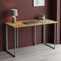 Комп'ютерний стіл Ferrum-decor Ханна 75x120x70 сірий ДСП Дуб Артизан 16мм (FRD-106220)