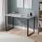 Стіл письмовий Дейв Ferrum-decor 750x1200x600 Чорний метал ДСП Бетон 16 мм (FRD-106440)