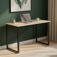 Стіл письмовий Дейв Ferrum-decor 750x1000x600 Чорний метал ДСП Дуб Сан-Марино 32 мм (FRD-106470)