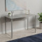 Стіл письмовий Курт Ferrum-decor 75x100x60 Сірий метал ДСП Бетон 32 мм (FRD-106620)