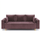 Ортопедичний диван Мекко Oslo 2300*1000 Gold II категорія Allure Premium Dusty Violet (MEK-161166)