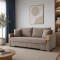 Ортопедичний розкладний диван Мекко Reston 2250×960 Lux II категорія Allure Premium Beige (MEK-161177)