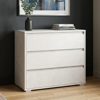 Комод на 3 шухляди LION АРТ-1 90х43х80 см Бетон Style (LION-045387)