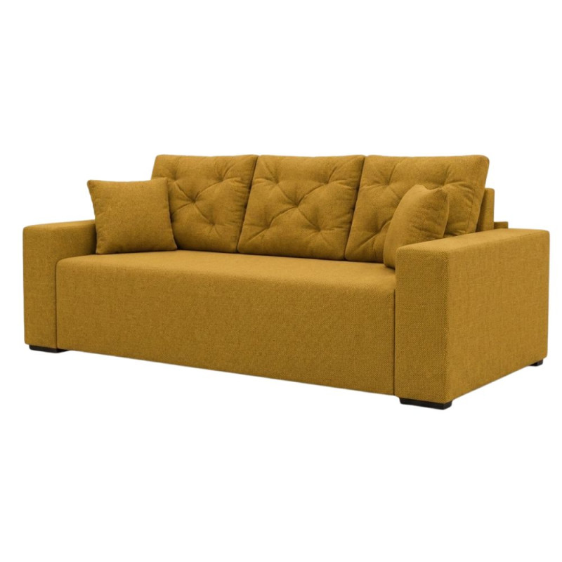 Ортопедичний диван Мекко Bono 2600*960 Lux III категорія Austin 11 Curcuma (MEK-161407)