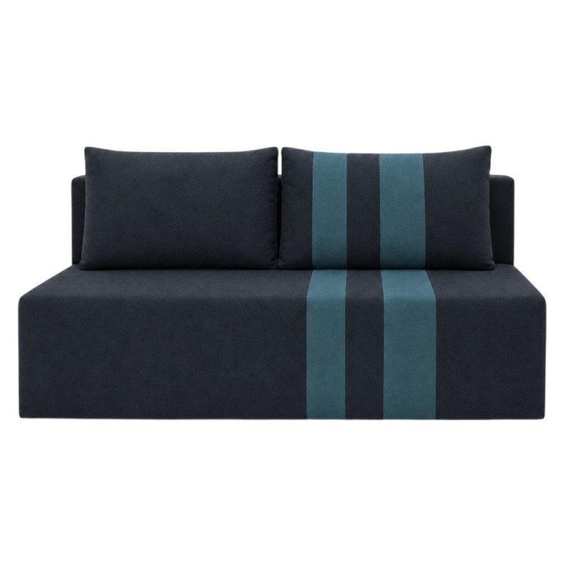 Ортопедичний диван Мекко Cool 1900*860 мм Lux II категорія тканини Allure Premium Graphite/Aqua(MEK-161292)