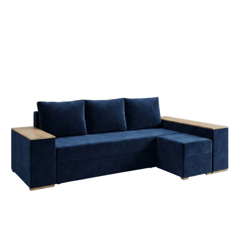 Угловой ортопедический диван Мекко Cube Comfort 2650x1600 Lux I категория Riviera 079 (MEK-161757)