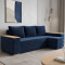 Угловой ортопедический диван Мекко Cube Comfort 2650x1600 Lux I категория Riviera 079 (MEK-161757)