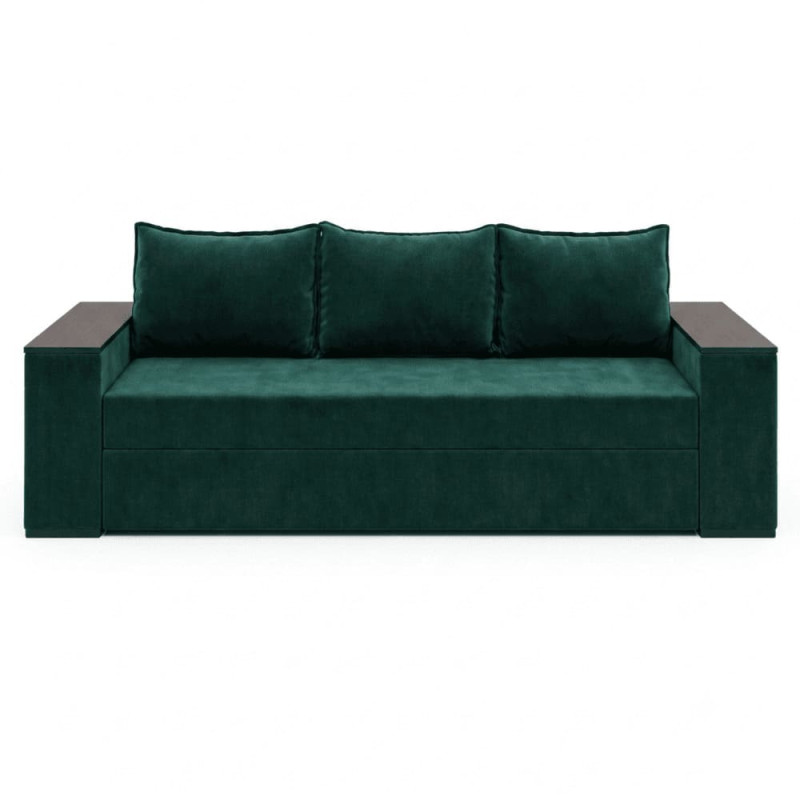 Ортопедичний диван Мекко Elite Comfort 2500×960 Pocket Spring Cocos II категорія Allure Premium Dark Green (MEK-161056)