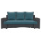 Ортопедический диван-трансформер Мекко Original 2250*960 мм Gold IV категорія Bestseller Teal/Cool Grey (MEK-161267)
