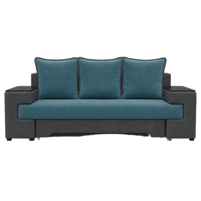 Ортопедический диван-трансформер Мекко Original 2250*960 мм Gold IV категорія Bestseller Teal/Cool Grey (MEK-161267)