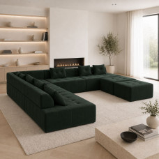 Кутовий диван Мекко Paradise 3500*3500 Perfect I категорія Riviera 087 (MEK-161507)