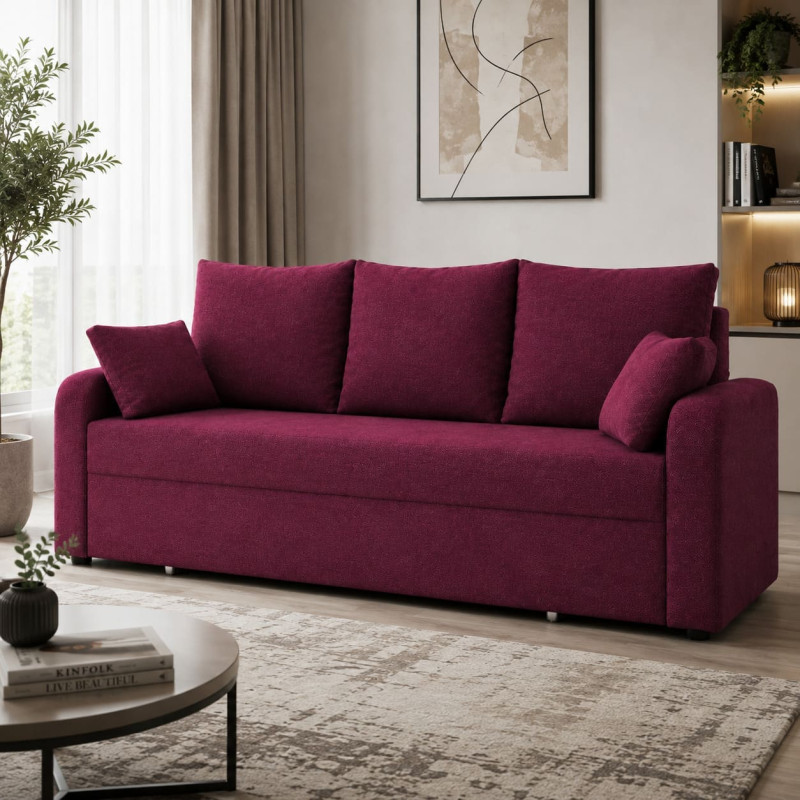 Диван розкладний ортопедичний Мекко Wilson 1950х1450 мм Pocket Spring Cocos тканина Bagama 23 (MEK-161227)
