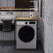 Стелаж-полиця Бафрум 401 Ferrum-decor для пральної машини 90x70,5x60,5 Чорний метал ДСП Дуб Евок Прибережний 16 мм (FRD-107574)