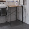 Стелаж-полиця Бафрум 401 Ferrum-decor для пральної машини 90x70,5x60,5 Чорний метал ДСП Дуб Сан-Марино 16 мм (FRD-107354)