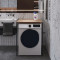 Стелаж-полиця Бафрум 401 Ferrum-decor для пральної машини 90x70,5x60,5 Чорний метал ДСП Дуб Сан-Марино 16 мм (FRD-107354)