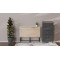 Стіл розкладний Морис 900 Ferrum-decor 750x900x500 Чорний метал ДСП Дуб Сан-Марино 16 мм (FRD-107314)