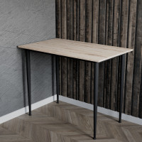 Універсальний стіл Prime Ferrum-decor 750x1000x700 Чорний метал ДСП Дуб Сан-Марино 16 мм (FRD-107654)
