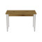 Комп'ютерний стіл Ferrum-decor Курт 75x100x60 білий ДСП Дуб Артизан 32 мм (FRD-107134)