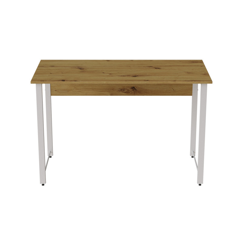 Комп'ютерний стіл Ferrum-decor Курт 75x140x70 білий ДСП Дуб Артизан 32 мм (FRD-107164)
