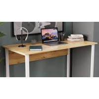 Комп'ютерний стіл Ferrum-decor Курт 75x140x70 білий ДСП Дуб Артизан 32 мм (FRD-107164)
