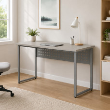 Стіл письмовий Майк Ferrum-decor 75x140x60 Сірий метал ДСП Кашемір 32 мм (FRD-108314)