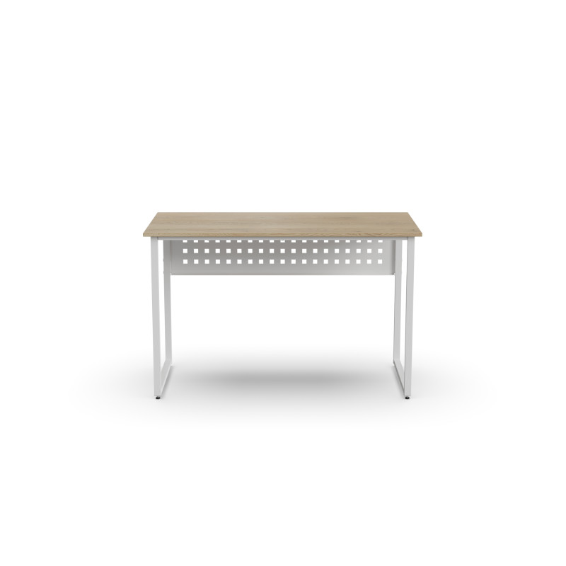 Стіл письмовий Майк Ferrum-decor 75x100x60 Білий метал ДСП Дуб Кремона Торро 16 мм (FRD-108334)