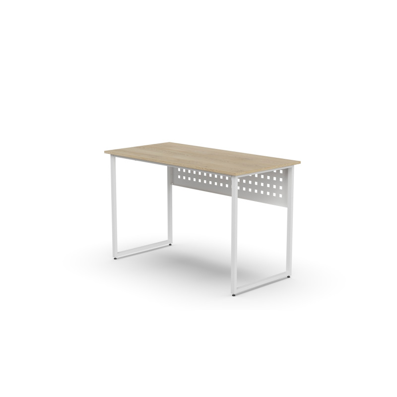 Стіл письмовий Майк Ferrum-decor 75x100x60 Білий метал ДСП Дуб Кремона Торро 16 мм (FRD-108334)