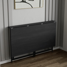 Розкладний стіл Моріс Ferrum-decor 750x1000x600 Чорний метал ДСП Каштан Арвадонна 16 мм (FRD-107494)