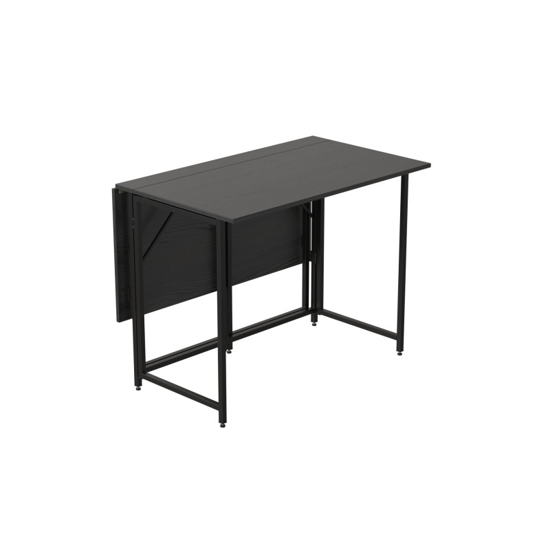 Стіл-книжка трансформер Морис 2 Ferrum-decor 750x1000x1100 Чорний метал ДСП ассорти (FRD-107324)