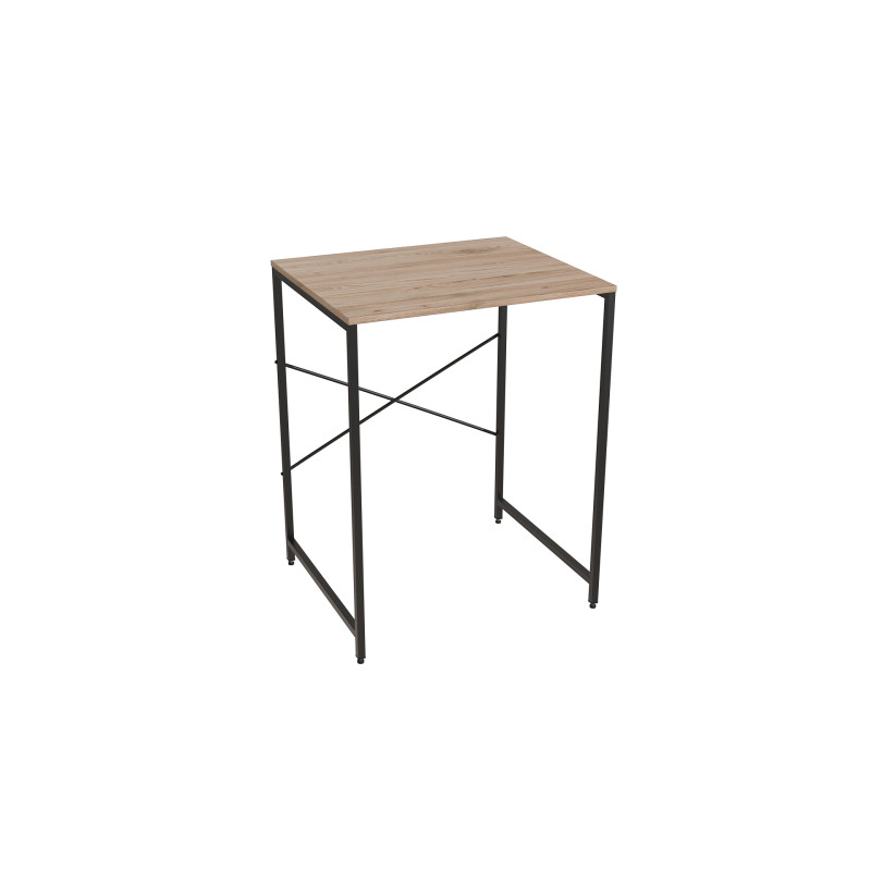 Стелаж-полиця Бафрум 401 Ferrum-decor для пральної машини 90x70,5x60,5 Чорний метал ДСП Дуб Сан-Марино 16 мм (FRD-107354)