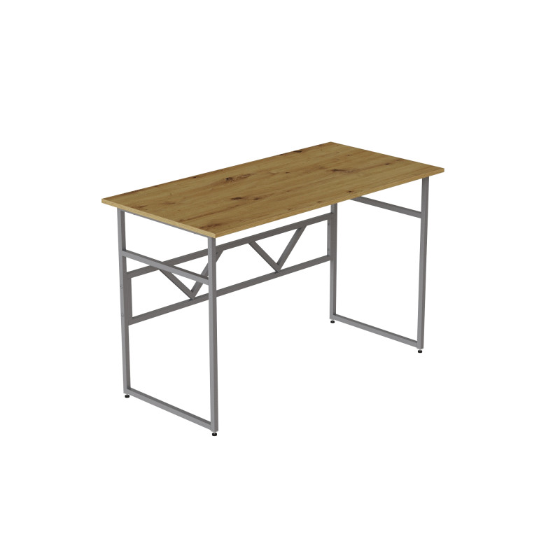 Комп'ютерний стіл Ferrum-decor Раян 75x100x60 сірий ДСП Дуб Артизан 32 мм (FRD-107064)