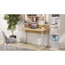 Комп'ютерний стіл Ferrum-decor Скай 75x100x60 білий ДСП Дуб Артизан 32 мм (FRD-106964)