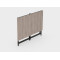 Стіл-трансформер розкладний Слай Ferrum-decor 75x90x50 Чорний метал ДСП Дуб Кремона Канолло 16 мм (FRD-107824)