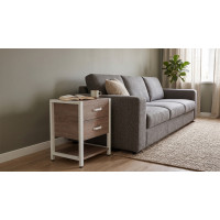 Тумба универсальная Ferrum-decor Вивьен 2/1 50x41x40 белый ДСП Дуб Кремона Канолло 16мм (FRD-107794)