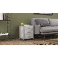 Тумба універсальна Ferrum-decor Вів'єн 3 50x41x40 сірий ДСП Бетон 16 мм (FRD-106934)