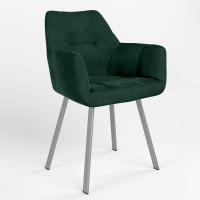 Обеденный стул Новый Стиль DASTER NXL ALU (BOX-1) LN PUMA-08 (Изумрудно-зеленый) (NWS-121138)